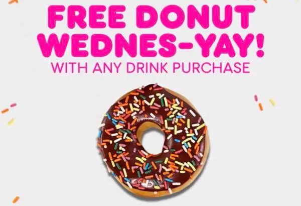 Free Donut from Dunkin on Wednesdays: free sample: Free Donut Wednesday FTW 🍩🙌 Click 'Get Sample' below. Download the app and sign up and you'll be a