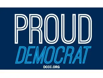 Show Your True Colors: Claim Your Free 'Proud Democrat' Sticker!: free sample: Show your support with a FREE "Proud Democrat" sticker from the DCCC! Celebrate your values and make
