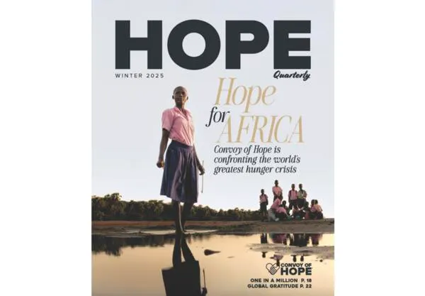 Limited Time: FREE Hope Quarterly Magazine Subscription: free sample: Receive quarterly issues by mail filled with inspiring stories, updates, and easy ways to support re
