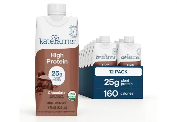 Protein-Packed & Free: Kate Farms Shakes!: free sample: Get two free 4-packs of Kate Farms High Protein Nutrition Shakes after cash back through AllDeals wh