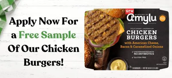 Healthy & Tasty: FREE Pack of Amylu Chicken Burgers!: free sample: You could score a free pack of Charbroiled Chicken Burgers from Amylu Foods! They’re seeking people