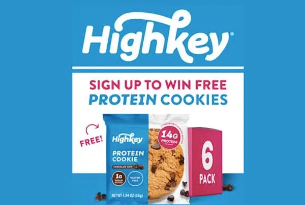 6-Pack of Highkey Protein Cookies for FREE: free sample: I purchased these to include in goody bags for a gymnastics competition. These cookies helped a pre-