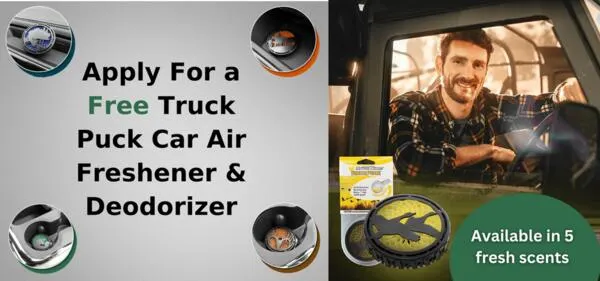 Score Free Truck Puck Automobile Air Fresheners, Limited Supply!: free sample: To apply for a free Truck Puck air freshener, sign up on the Drive Time Insiders website, fill out t