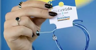 Today Only! Free Pura Vida Bracelet at Dutch Bros, Starts at 5pm!