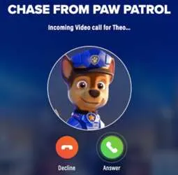 Free Personalized Call from PAW Patrol's Chase or Skye