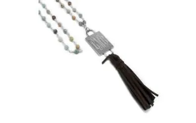 Personalize Your Look with a FREE Amazonite Monogram Tassel Necklace, $29.99 Value!, free sample