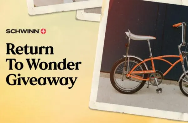 Schwinn Return to Wonder Sweepstakes: free sample: Enter the Schwinn Return to Wonder Sweepstake and be one of the 5 winners that can receive a Schwinn