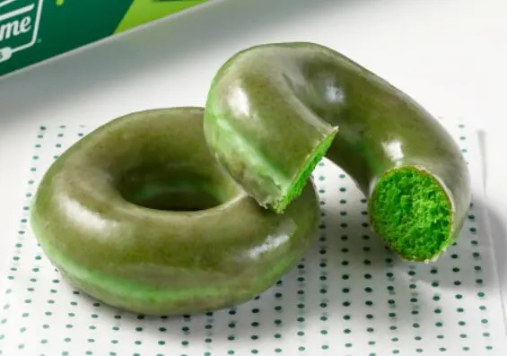Free Doughnut at Krispy Kreme (Limited Time): free sample: To Celebrate St. Patrick's Day Krispy Kreme's original glazed doughnut will go Green! From March 16t