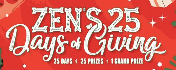 Celebrate the Season with Zen’s 25 Days of Giving Sweepstakes!: free sample: Over 300 prizes are being awarded across 25 days, including stationery sets, planners, markers, gift