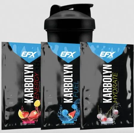 Fuel Your Workout! FREE Karbolyn Carb Samples and Shaker Cup!: free sample: EFX Sports is providing a free sample pack of Karbolyn Performance Carb, a rapid-absorption carbohyd