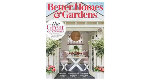Free 2 year subscription to Better Homes and Gardens — free sample: The webpage offers a chance to obtain a free 24-month subscription to Better Homes and Gardens magaz