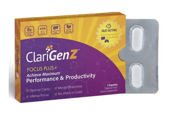 Clarigenz Focus Plus+ Supplement Sample FREE : free sample: Boost your brain power with ClariGenz!!! To get a FREE ClariGenz Focus Plus + Supplement Sample, jus
