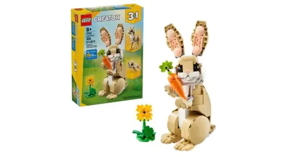 Hop Into Savings: Free LEGO Bunny Set: free sample: Get a FREE LEGO Bunny 3-in-1 Set with this TopCashback offer! Simply sign up, purchase the set, and