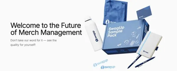 Boost Your Brand with a Free Swag Pack from SwagUp!: free sample: SwagUp is offering a free custom swag pack for businesses. To request it, you must provide a company