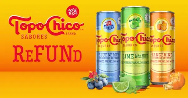 Topo Chico Sabores ReFUNd with Ripple Street for FREE!: free sample: Ripple Street is selecting 775 individuals to receive a free Topo Chico Sabores ReFUNd. To participa