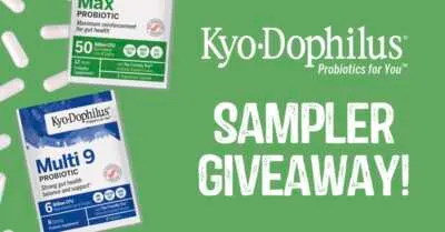 Balance Your Gut Naturally, Free Kyo-Dophilus Sample Pack