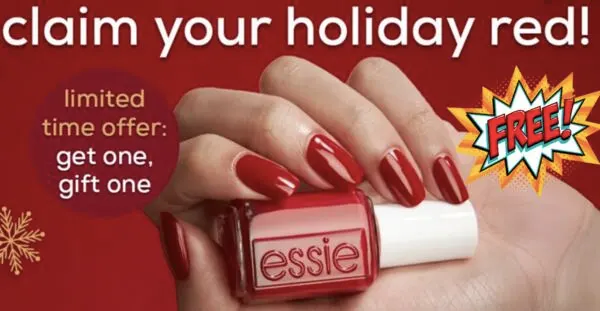 Nail It! Get a Free essie Nail Polish for You and a Friend!: free sample: Essie is currently offering a promotion where you and a friend can receive free nail polish samples.