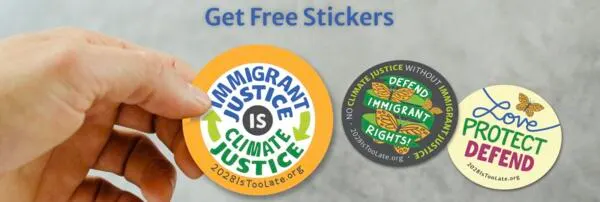 FREE Printables: Stickers, Postcards & Iron-On Included!: free sample: Support meaningful causes and spread awareness with FREE stickers and postcards from 2028 Is Too Lat