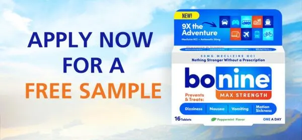 Free Bonine Max Strength Motion Sickness Tablets Sample!: free sample: Kill that nausea with this new, OTC Motion Sickness Relief. Bonine is looking for people like you to