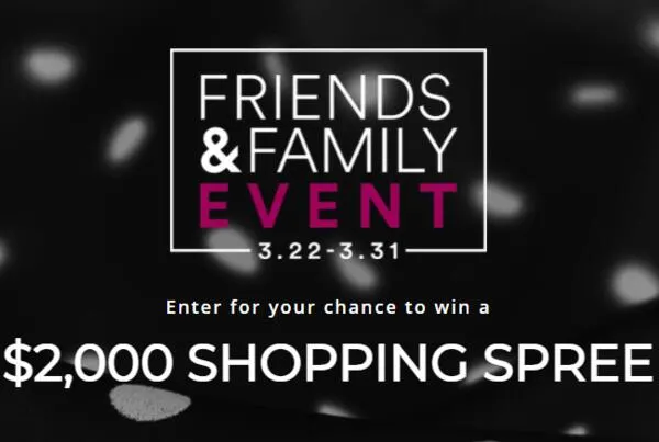 Shop Premium Outlets “Friends & Family” Sweepstakes: free sample: Everyone wants to go shopping especially if it is for free! Get a chance to win a Shop Premium Outle