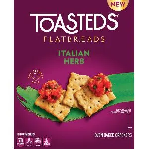 Claim now your FREE Toasteds Flatbreads after Cash Back: free sample: To get a free box of Toasteds Flatbreads, add the Ibotta cashback offer to your account, purchase an