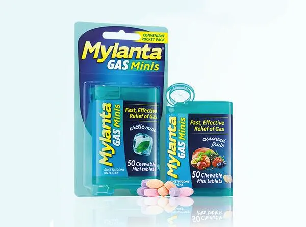 Mylanta Gas Minis Sample for Free: free sample: Get rid of the uncomfortable gas wherever you are and whenever you need a quick relief by using Myla