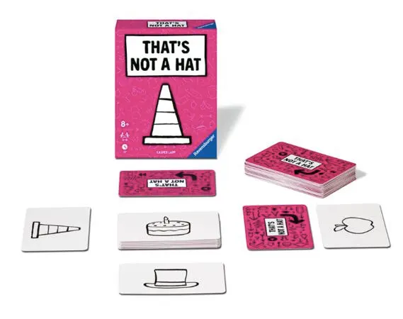 Free That's Not a Hat Party Pack : free sample: Wow your friends this holiday season with this regifting-themed party game for free! This game is su