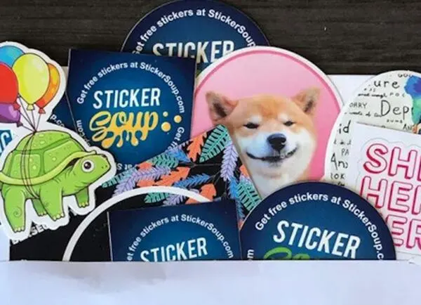 StickerSoup Sticker Pack for Free: free sample: Get these super cute stickers from StickerSoup! It is super easy to request these stickers. All you
