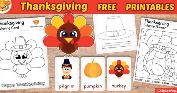 Thanksgiving Printable Activities, Games & More for FREE!!: free sample: There are several FREE Thanksgiving printables available at 123 Kids Fun! With these free crafts, ga