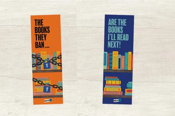 Free Banned Books 3D Bookmark : free sample: Get this cool 3D bookmark by filling out a form and making a statement about the recent banning of i