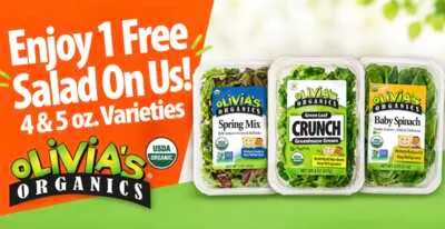 Dig Into a FREE Olivia’s Organics Salad