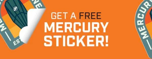 Get in Gear: Win a FREE Mercury Marine Sticker!: free sample: Outfit your gear with a splash of nautical awesomeness with this FREE Mercury Marine Sticker offer!