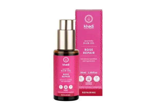 Khadi Rose Repair Oil for Free: free sample: If you have dry and damaged hair and wanted to have strong, and healthy hair, Khadi Rose Repair Oil 