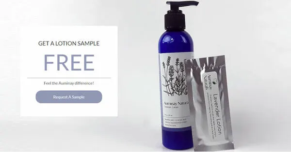 Free Sample of Auminay Naturals Lavender Lotion : free sample: You can score a Free Sample of Auminay Naturals Lavender Lotion! All you have to do is visit the lin
