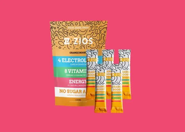 Zios Orange Boost Energy Drink Mix for Free โ free sample: Get a 5-day supply of Orange Boost Energy Drink Mix for free with free shipping! Click the 'Get Samp