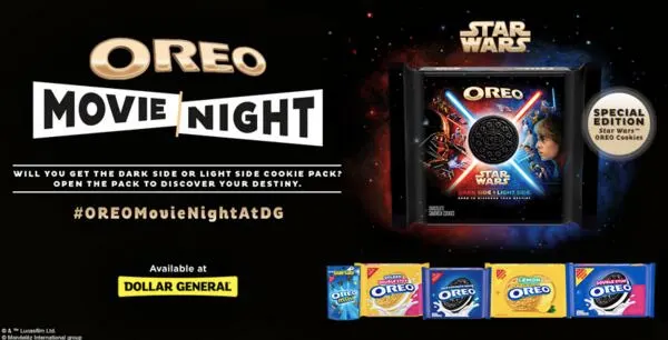 Apply for this FREE Special Edition Star Wars OREO Cookies Pack! — free sample: Ripple Street is offering 300 Star Wars fans the chance to host an OREO Movie Night. The selected pa