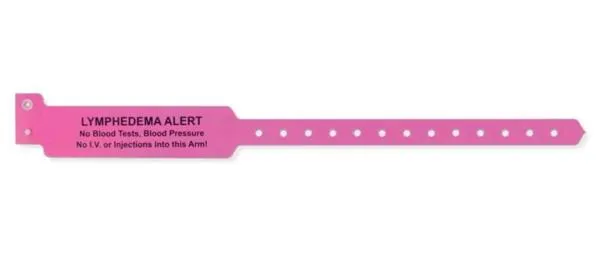 Stay Safe: FREE Lymphedema Alert Band Available: free sample: Individuals living with Lymphedema can now receive a FREE Lymphedema Alert Band, designed to provide