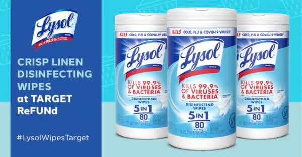 Feel the Crisp Linen Freshness, FREE LYSOL Wipes ReFUNd!: free sample: You could be one of 250 people selected to receive FREE LYSOL Crisp Linen Disinfecting Wipes through