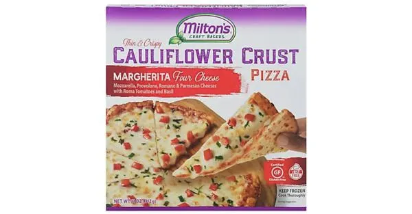 Deliciously Guilt-Free! FREE Milton’s Cauliflower Crust Frozen Pizza at Whole Foods!: free sample: Enjoy a Milton’s Craft Bakers Cauliflower Crust Frozen Pizza for free at Whole Foods after cashback!
