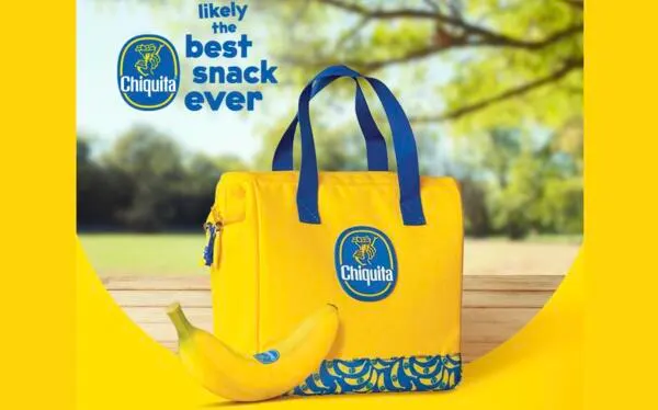 Bananas for Prizes? The Best is Back with Chiquita!: free sample: Enter for a chance to win one of 500 exclusive Chiquita tote-style lunch bags, perfect for carrying