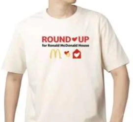 Round Up & Get a FREE Ronald McDonald House T-Shirt in Alabama, free sample