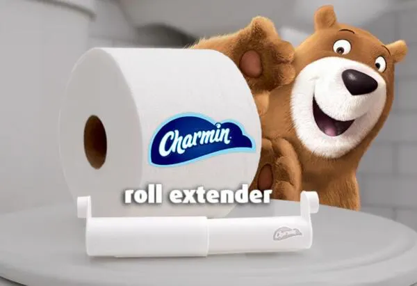 Free Charmin Roll Extender: free sample: Add more room to your toilet paper holder for extra thick rolls with this extender. It's super easy 