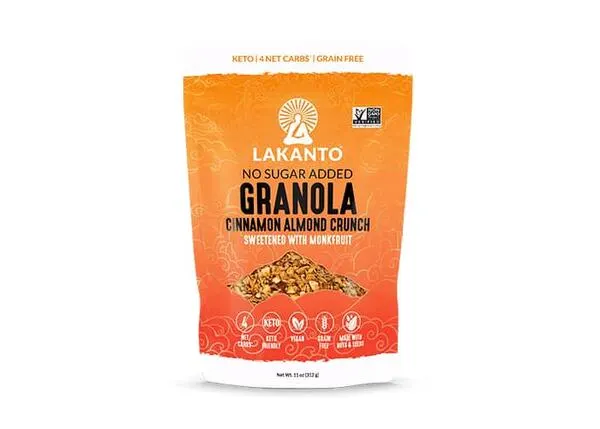 Lakanto Cinnamon Almond Crunch Granola for Free: free sample: Log in to your Moms Meet account and apply for this offer for a chance to be one of the members that