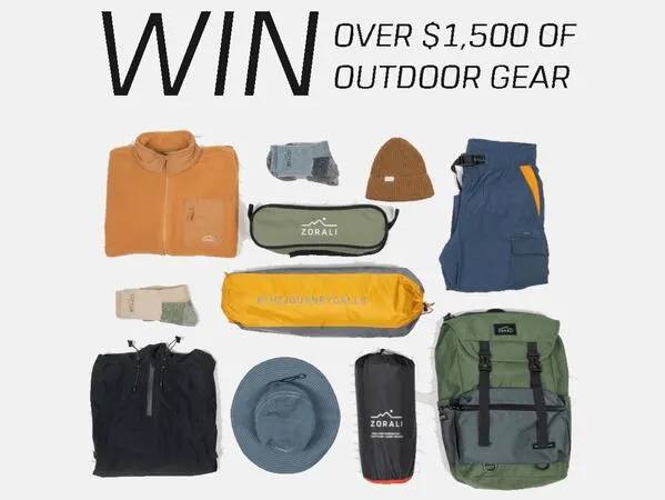Ultimate Outdoor Gear Giveaway By Zorali: free sample: Enjoy the great outdoors with the gear that you can win with this giveaway from Zorali! You can win