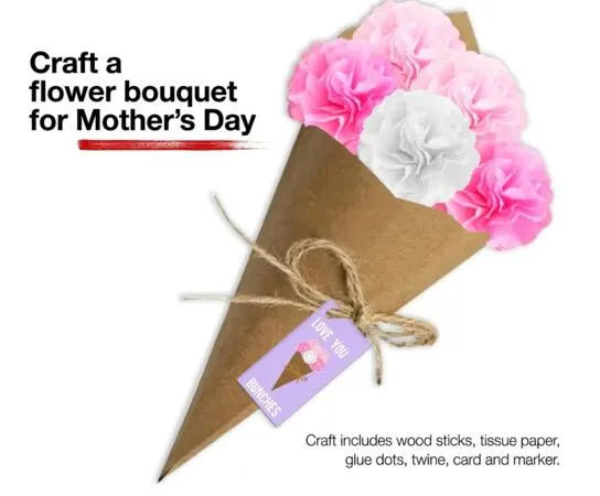 FREE Mother’s Day Bouquet Craft Kit, JCPenney Kids Event!: free sample: Bring the kids to JCPenney for a FREE Kids Zone Event! On May 9, kids can make a Mother’s Day Flower