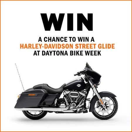 Harley-Davidson Rolling USA “Daytona” 2022: free sample: Want to win a Harley-Davidson motorcycle? Get a chance to win in the 2022 Daytona Bike Week! To get
