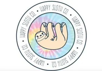 Happy Sloth Co. Sticker for Free