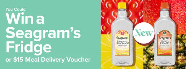 Seagram Mini Fridge Sweepstakes: free sample: Keep your alcoholic beverages cool with Seagram's sweepstakes grand prize mini refrigerator now! Tha