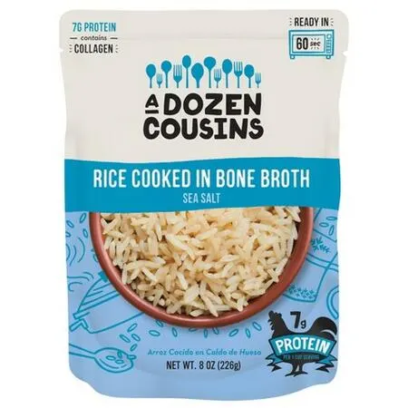 FREE Pouch of A Dozen Cousins Rice from Sprouts — free sample: You can get a free pouch of A Dozen Cousins Rice Cooked in Bone Broth from Sprouts through a cash ba
