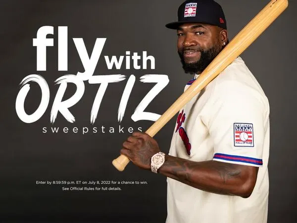 Red Sox Fly With Ortiz Sweepstakes: free sample: The Red Sox Foundation and David Ortiz Children's Fund are offering fans the opportunity to enter fo